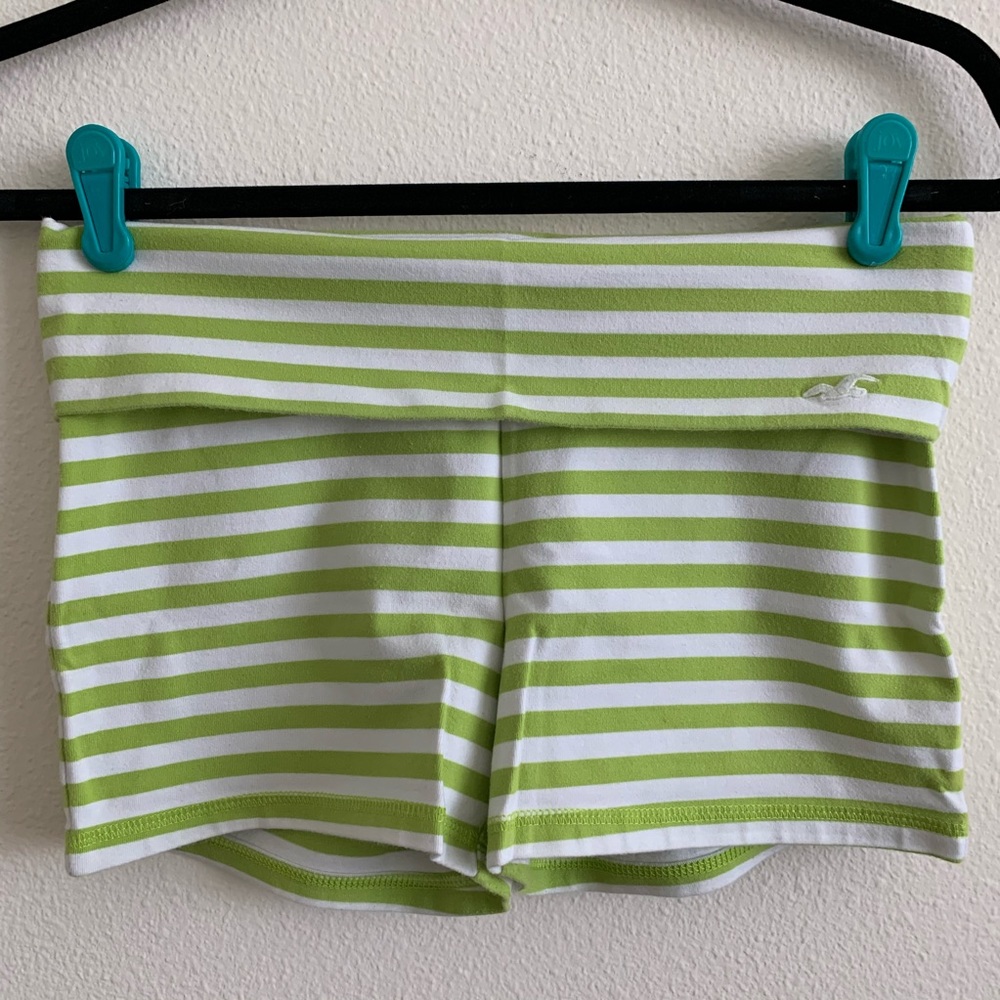 Fold-down Yoga Shorts